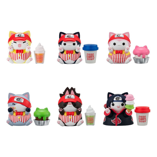 Naruto Shippuden Mega Cat Project Nyaruto! Sammelfiguren Mega Cat Diner 3 cm Sortiment (6)     - Preorder - ETA: 25.01.2026