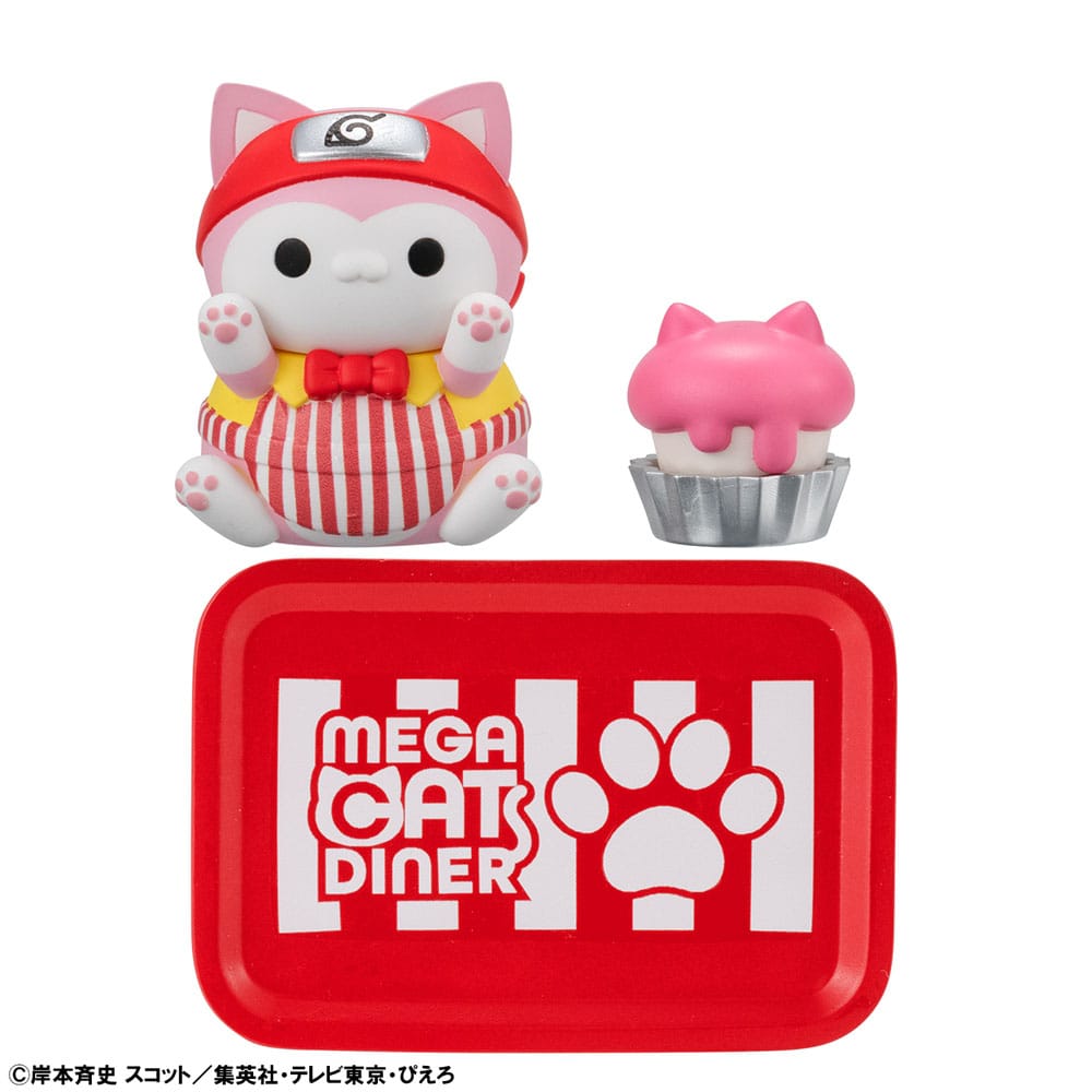 Naruto Shippuden Mega Cat Project Nyaruto! Sammelfiguren Mega Cat Diner 3 cm Sortiment (6)     - Preorder - ETA: 25.01.2026