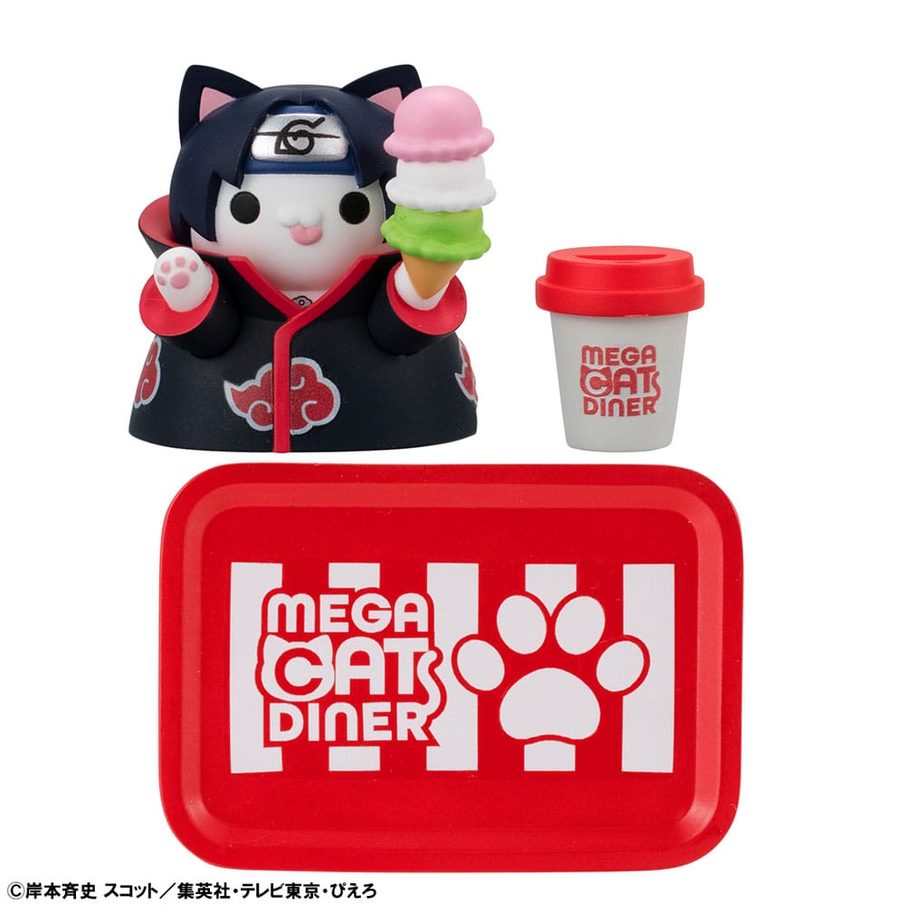 Naruto Shippuden Mega Cat Project Nyaruto! Sammelfiguren Mega Cat Diner 3 cm Sortiment (6)     - Preorder - ETA: 25.01.2026
