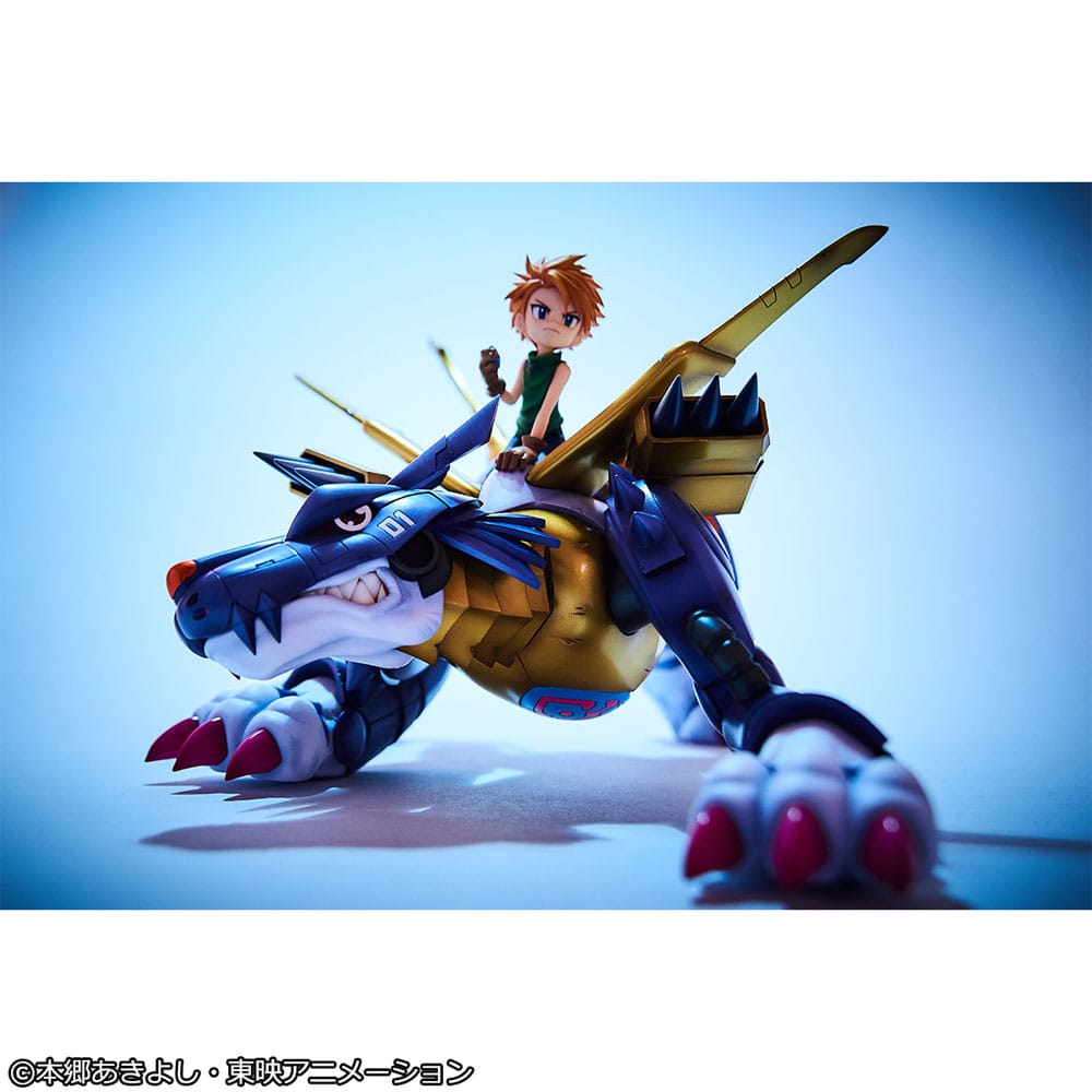 Digimon Adventure Precious G.E.M. Serie PVC Statue Metal Garurumon & Ishida Yamato 30 cm - Preorder - ETA: 25.03.2026