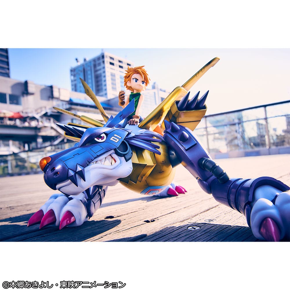 Digimon Adventure Precious G.E.M. Serie PVC Statue Metal Garurumon & Ishida Yamato 30 cm - Preorder - ETA: 25.03.2026