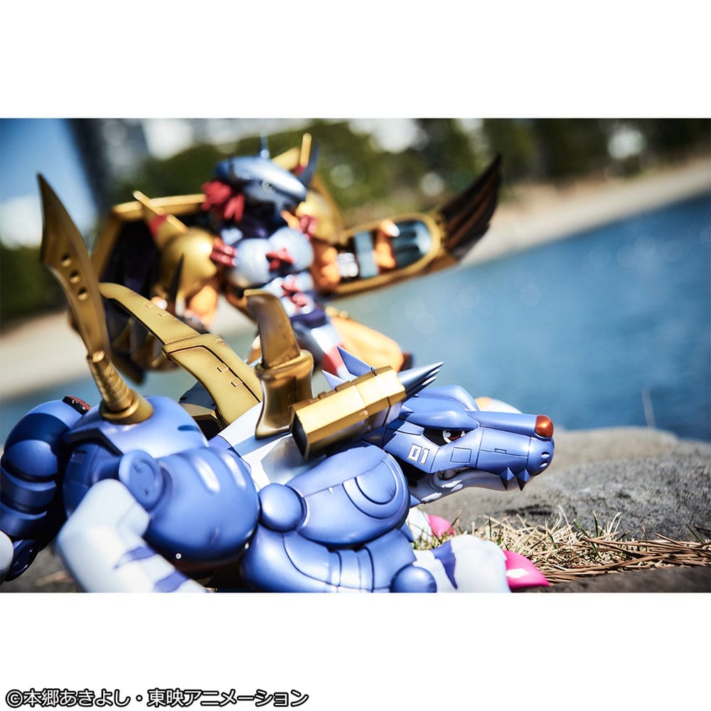 Digimon Adventure Precious G.E.M. Serie PVC Statue Metal Garurumon & Ishida Yamato 30 cm - Preorder - ETA: 25.03.2026