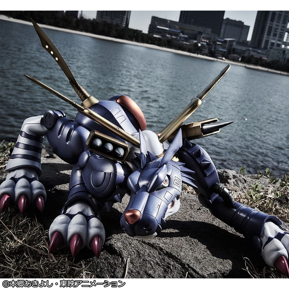 Digimon Adventure Precious G.E.M. Serie PVC Statue Metal Garurumon & Ishida Yamato 30 cm - Preorder - ETA: 25.03.2026