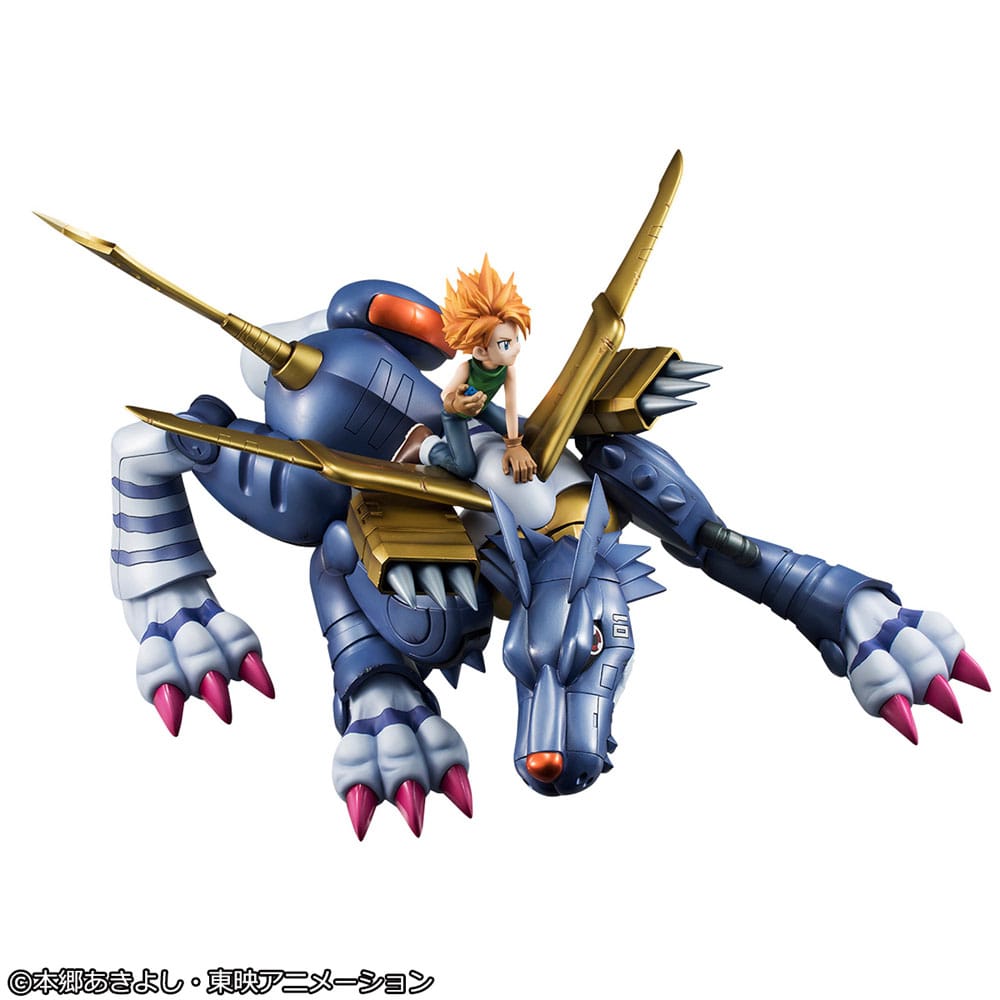 Digimon Adventure Precious G.E.M. Serie PVC Statue Metal Garurumon & Ishida Yamato 30 cm - Preorder - ETA: 25.03.2026