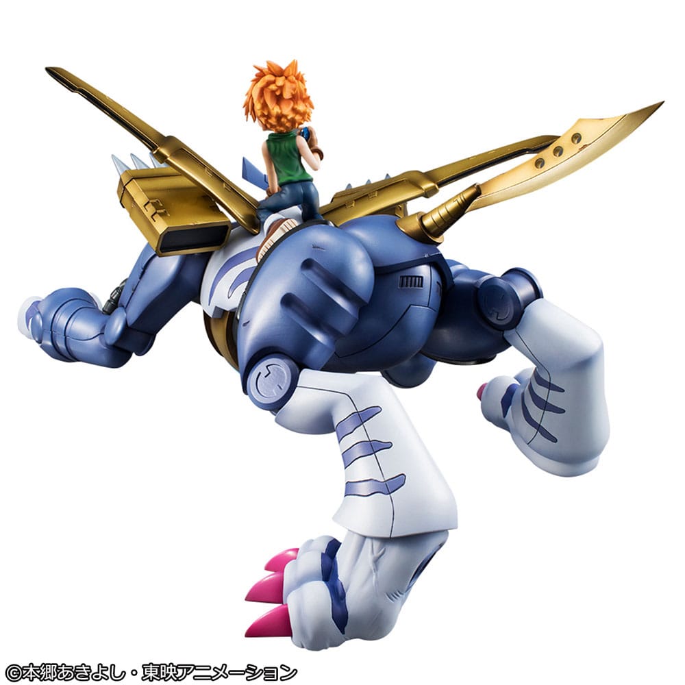 Digimon Adventure Precious G.E.M. Serie PVC Statue Metal Garurumon & Ishida Yamato 30 cm - Preorder - ETA: 25.03.2026