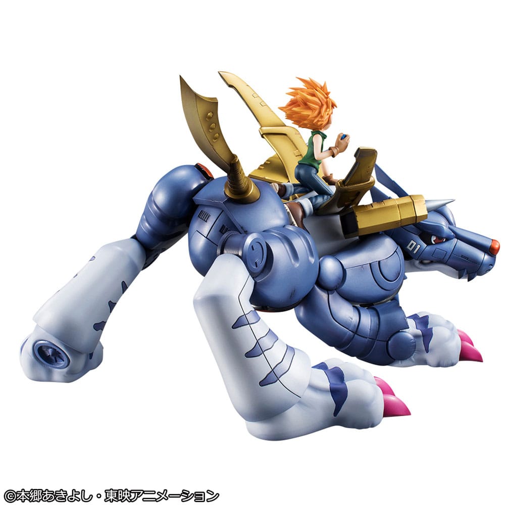 Digimon Adventure Precious G.E.M. Serie PVC Statue Metal Garurumon & Ishida Yamato 30 cm - Preorder - ETA: 25.03.2026
