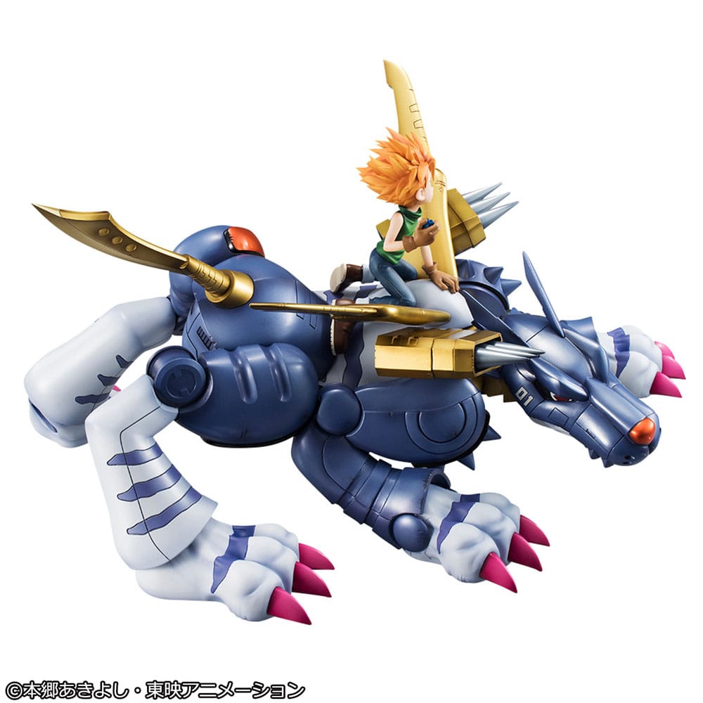 Digimon Adventure Precious G.E.M. Serie PVC Statue Metal Garurumon & Ishida Yamato 30 cm - Preorder - ETA: 25.03.2026