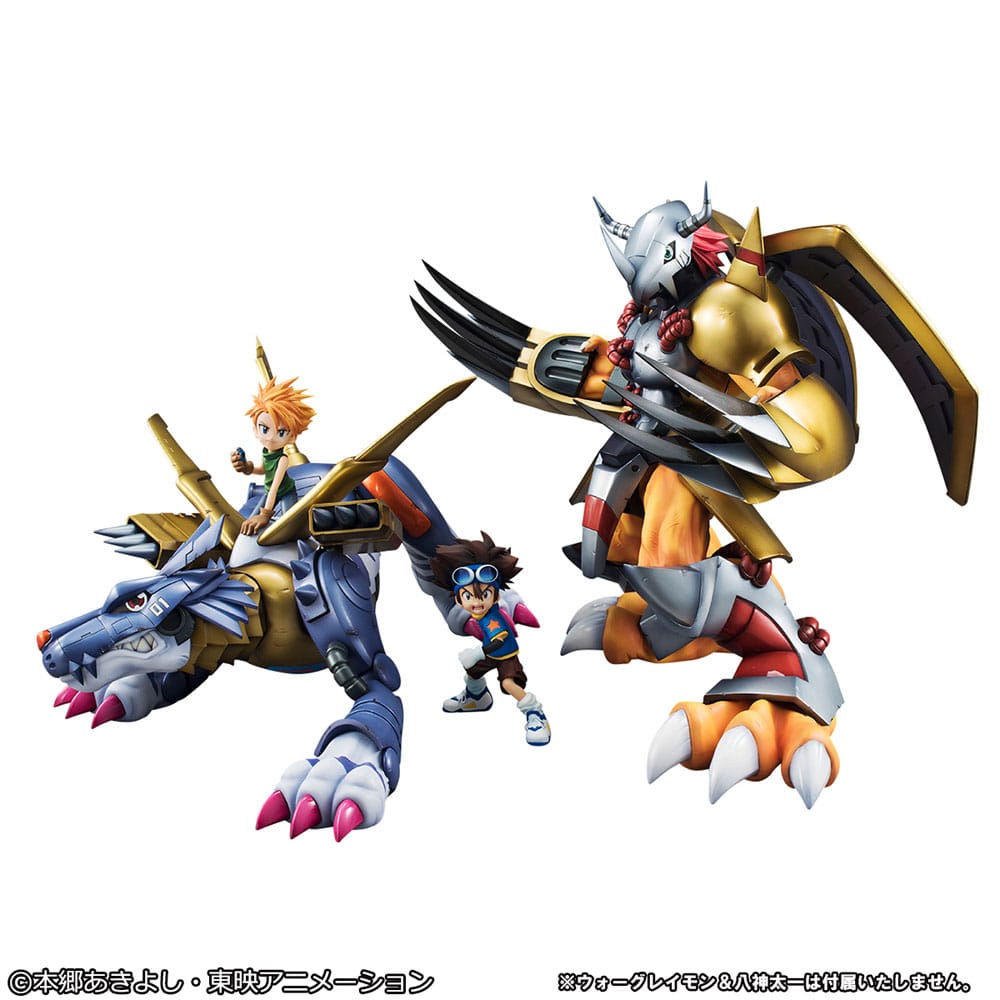 Digimon Adventure Precious G.E.M. Serie PVC Statue Metal Garurumon & Ishida Yamato 30 cm - Preorder - ETA: 25.03.2026