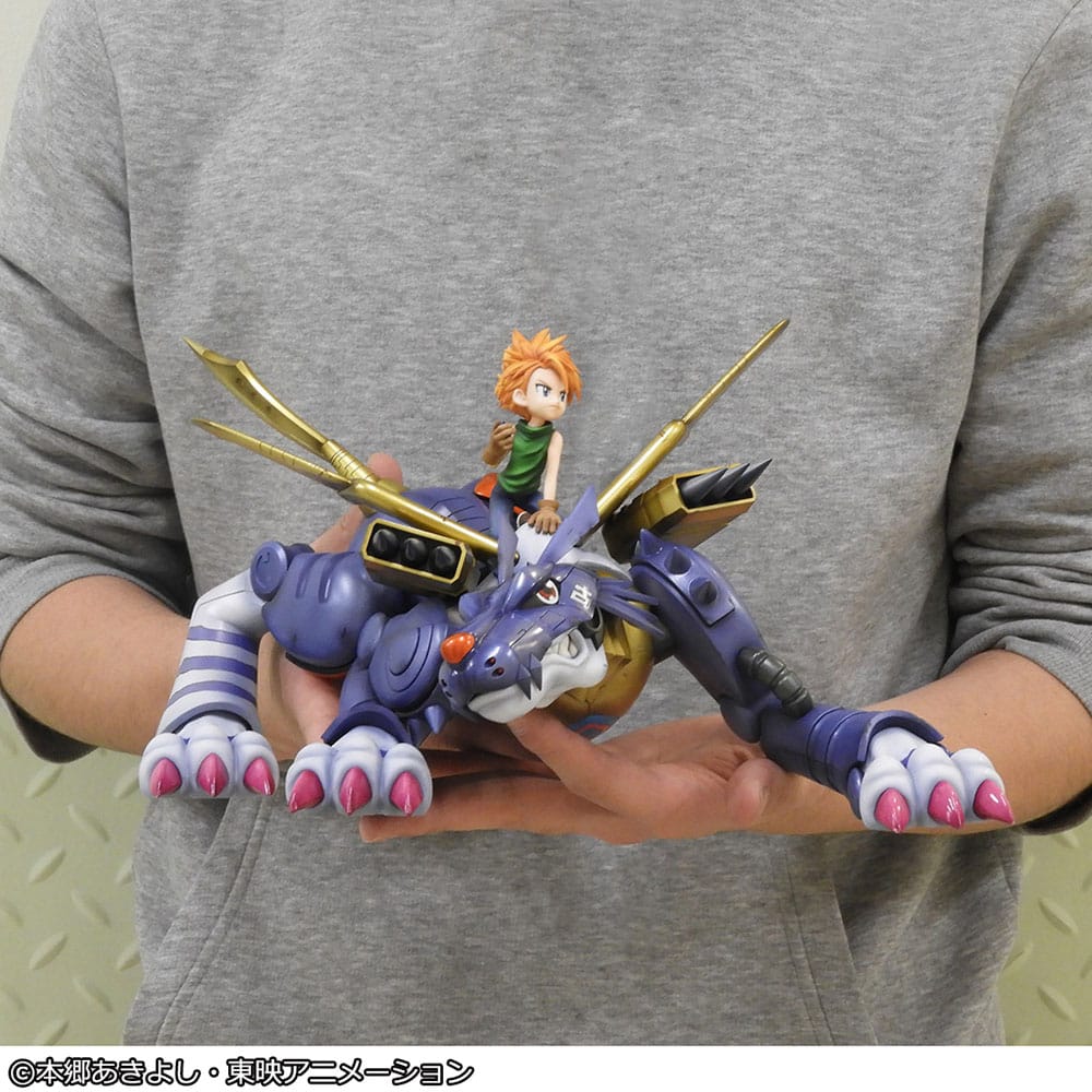 Digimon Adventure Precious G.E.M. Serie PVC Statue Metal Garurumon & Ishida Yamato 30 cm - Preorder - ETA: 25.03.2026