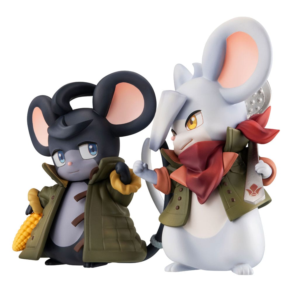 Mobile Suit Gundam Iron-Blooded Orphans PVC Statuen 2er-Pack Orphanchu of Block 3 Mikatsuki & Orga 10th Anniversary 12 cm - Preorder - ETA: 22.06.2026