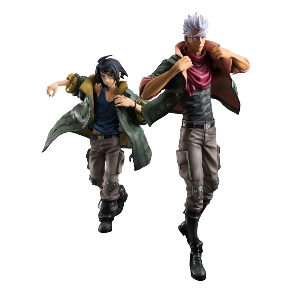Mobile Suit Gundam Iron-Blood Orphans G.E.M. Serie PVC Statue Mikazuki Augus & Orga Itsuka 26 cm    - Versand: 7 Tage nach Bestellung