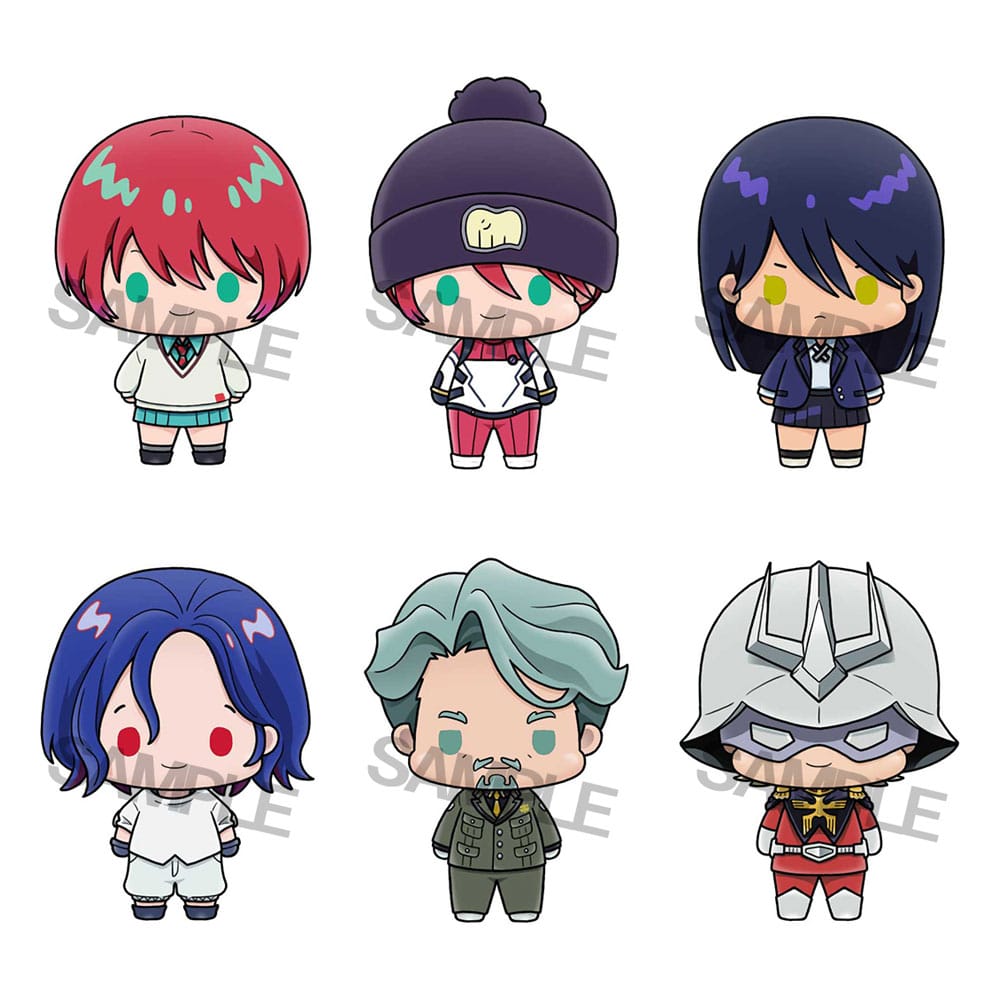 Mobile Suit Gundam GQuuuuuuX Chokorin Mascot Series Sammelfiguren 5 cm Sortiment (6)     - Versand: 7 Tage nach Bestellung