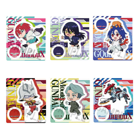 Mobile Suit Gundam GQuuuuuuX Acryl Figuren 9 cm Display (6)               - Versand: 7 Tage nach Bestellung
