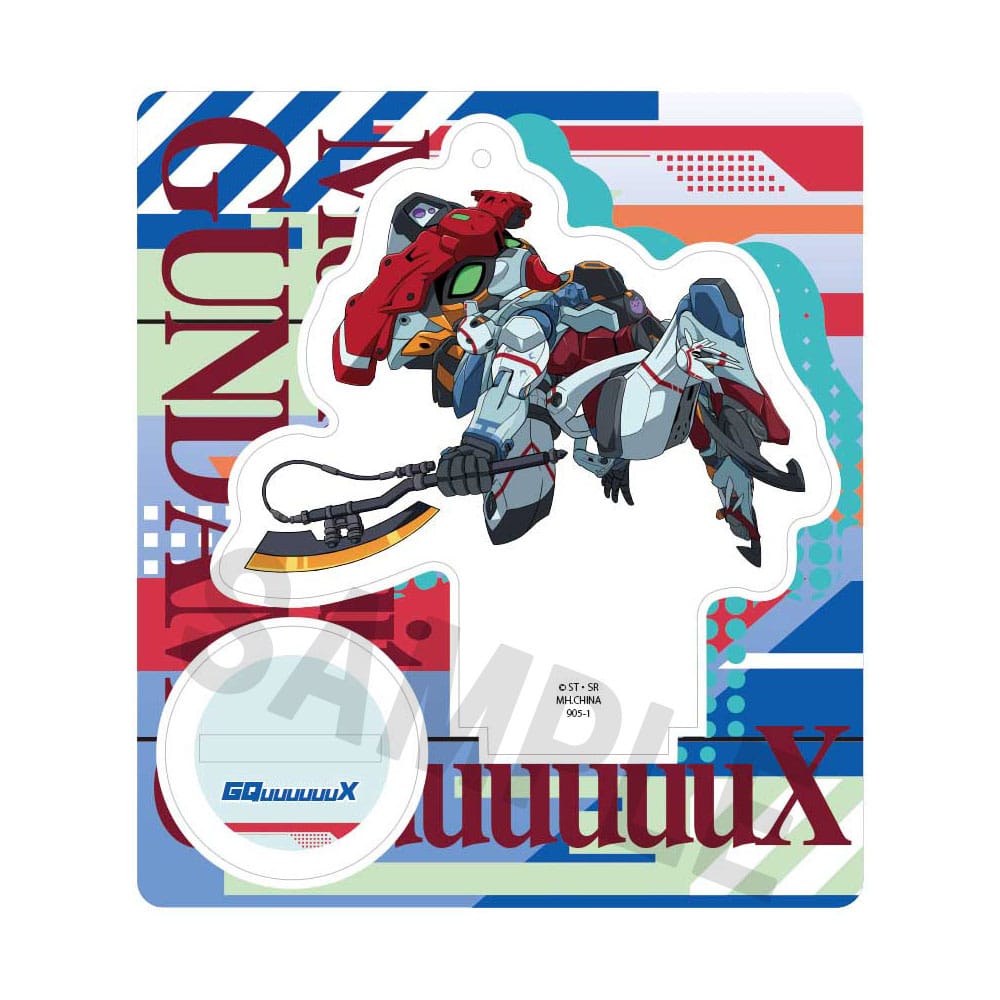 Mobile Suit Gundam GQuuuuuuX Acryl Figuren 9 cm Display (6)               - Versand: 7 Tage nach Bestellung