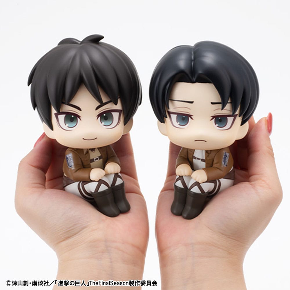 Attack on Titan Look Up PVC Statue Eren Jaeger & Levi Set (with gift) 11 cm      - Preorder - ETA: 25.02.2026