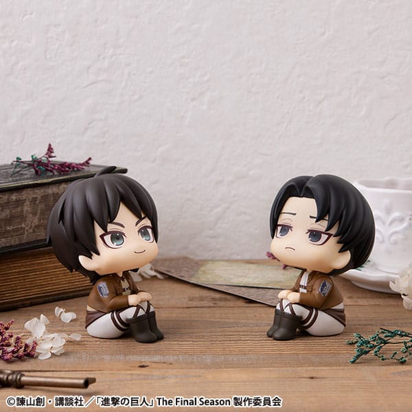 Attack on Titan Look Up PVC Statue Eren Jaeger & Levi Set (with gift) 11 cm      - Preorder - ETA: 25.02.2026