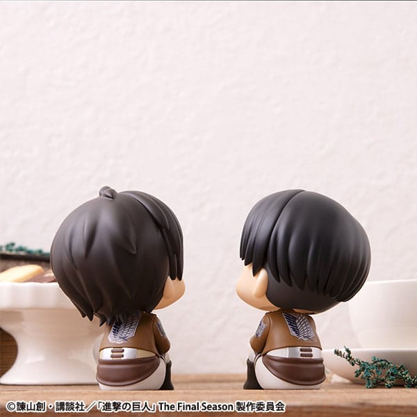 Attack on Titan Look Up PVC Statue Eren Jaeger & Levi Set (with gift) 11 cm      - Preorder - ETA: 25.02.2026