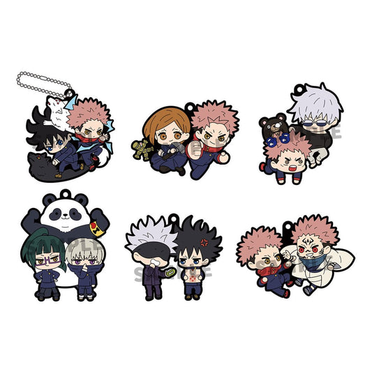 Jujutsu Kaisen Gummi-Anhänger 6 cm Sortiment Buddy Collection (6)  - Preorder - ETA: 25.01.2026