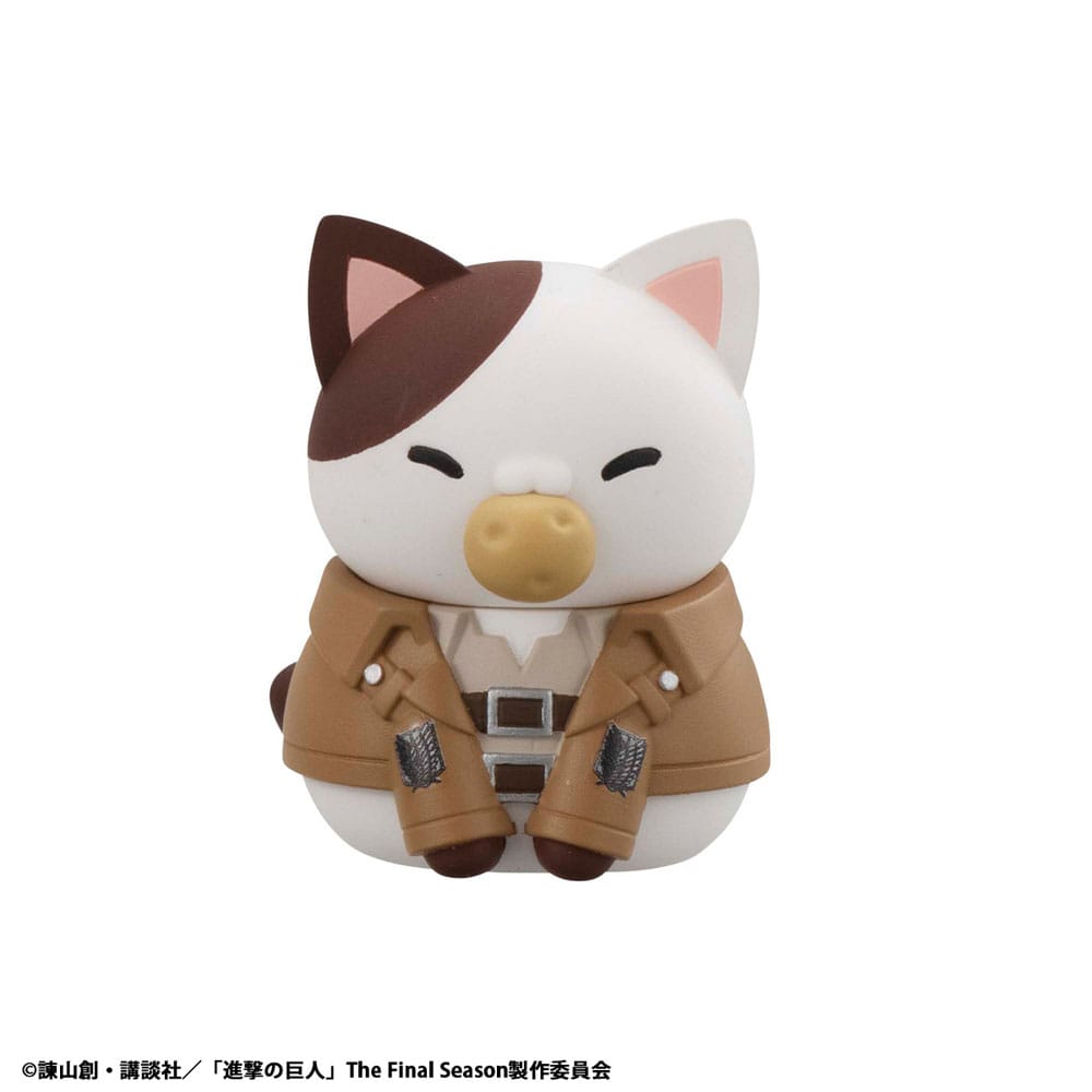 Attack on Titan Mega Cat Project Attack on Tinyan Sammelfiguren Gathering Scout Regiment danyan! 3 cm Sortiment (8)     - Preorder - ETA: 25.03.2026