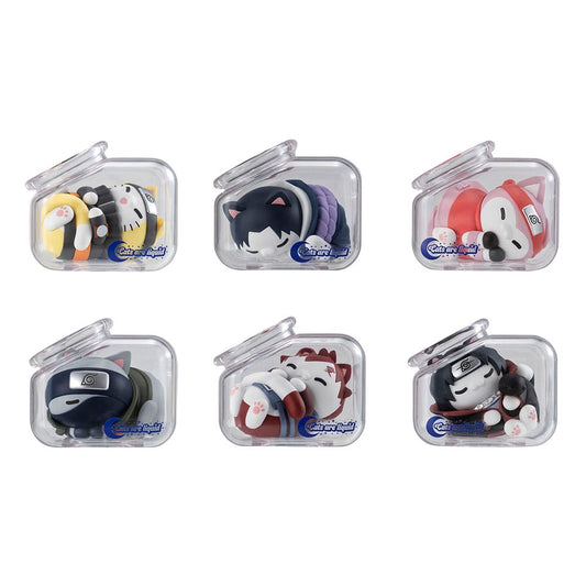 Naruto Shippuden Mega Cat Project Nyaruto! Sammelfiguren Good Night Nyaruto! 3 cm Sortiment (8)     - Preorder - ETA: 25.02.2026