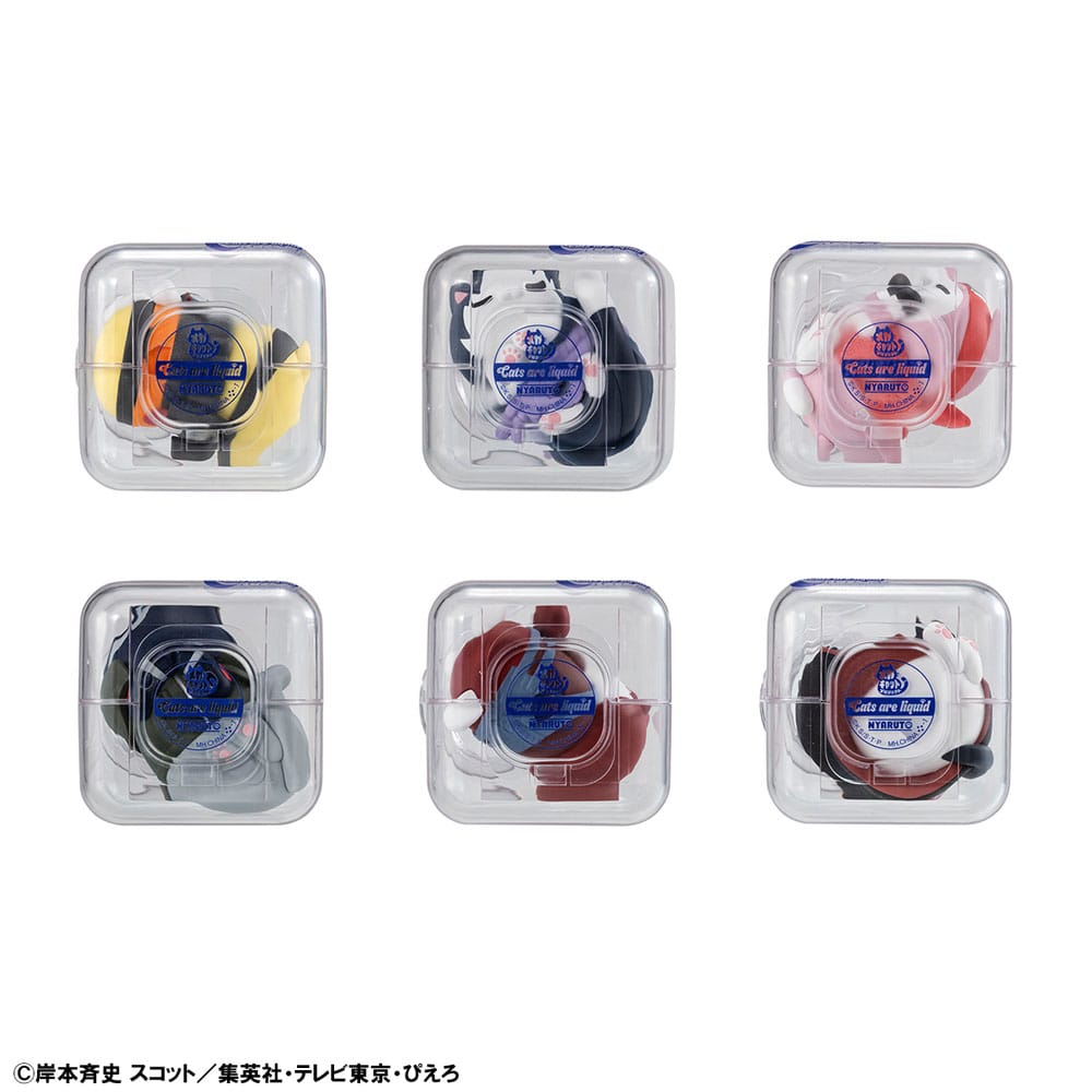 Naruto Shippuden Mega Cat Project Nyaruto! Sammelfiguren Good Night Nyaruto! 3 cm Sortiment (8)     - Preorder - ETA: 25.02.2026
