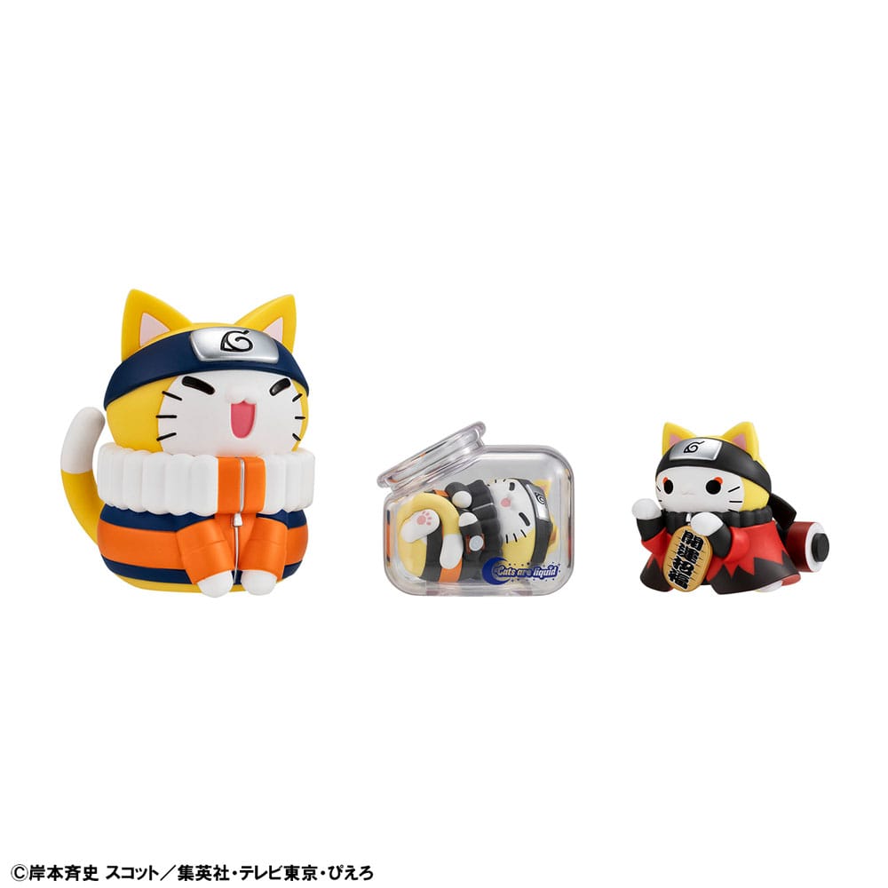 Naruto Shippuden Mega Cat Project Nyaruto! Sammelfiguren Good Night Nyaruto! 3 cm Sortiment (8)     - Preorder - ETA: 25.02.2026