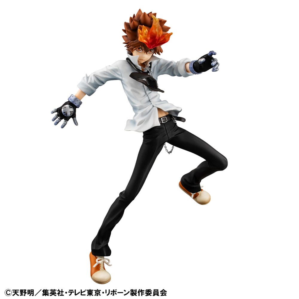 Katekyo Hitman Reborn! G.E.M. Serie PVC Statue Tsunayoshi Sawada & Kyoya Hibari & Reborn Set 21 cm  - Preorder - ETA: 25.03.2026