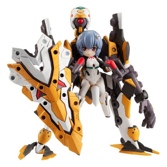 Evangelion Desktop Army Actionfiguren Ayanami Rei & Evangelion No. 0 (Kai) 15 cm   - Preorder - ETA: 25.03.2026