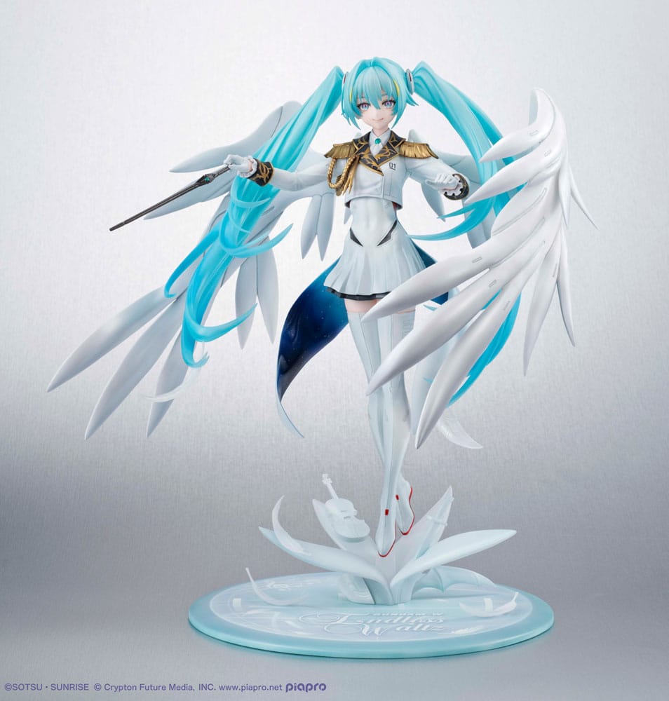 Mobile Suit Gundam x Hatsune Miku Lucrea PVC Statue Hatsune Miku x Wing Gundam Zero EW 45th Anniversary 27 cm         - Preorder - ETA: 12.09.2026