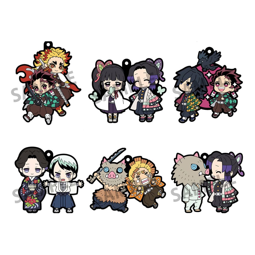 Demon Slayer: Kimetsu no Yaiba Gummi-Anhänger 6 cm Sortiment Buddy Collection Vol. 4 (6) - Preorder - ETA: 25.04.2026