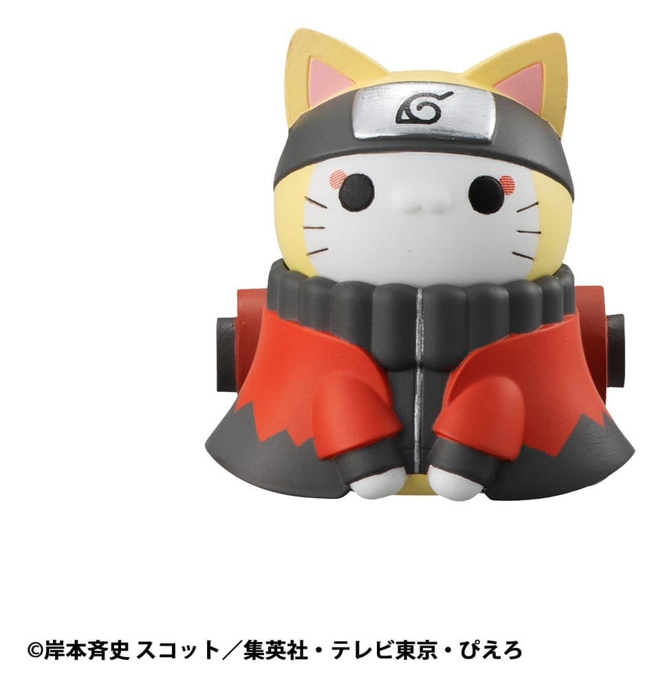 Naruto Shippuden Mega Cat Project Sammelfiguren Defense Battle of Village of Konoha! 3 cm Nyaruto! Blind Box Sortiment (8) (re-run) - Preorder - ETA: 25.09.2026