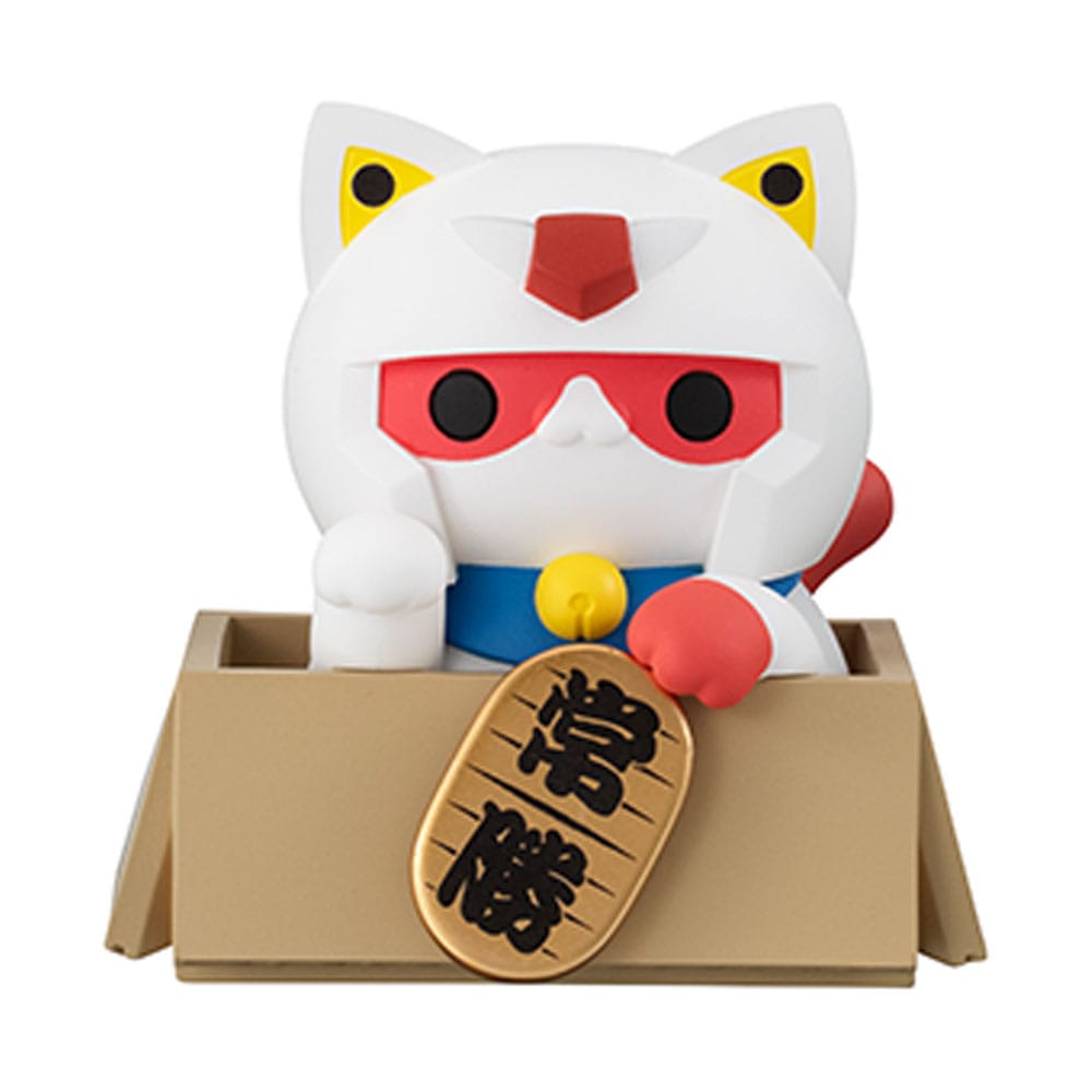 Mobile Suit Gundam Mega Cat Project Nyandam Sammelfiguren Luckycat 6 cm Blind Box Sortiment (6)    - Preorder - ETA: 25.08.2026