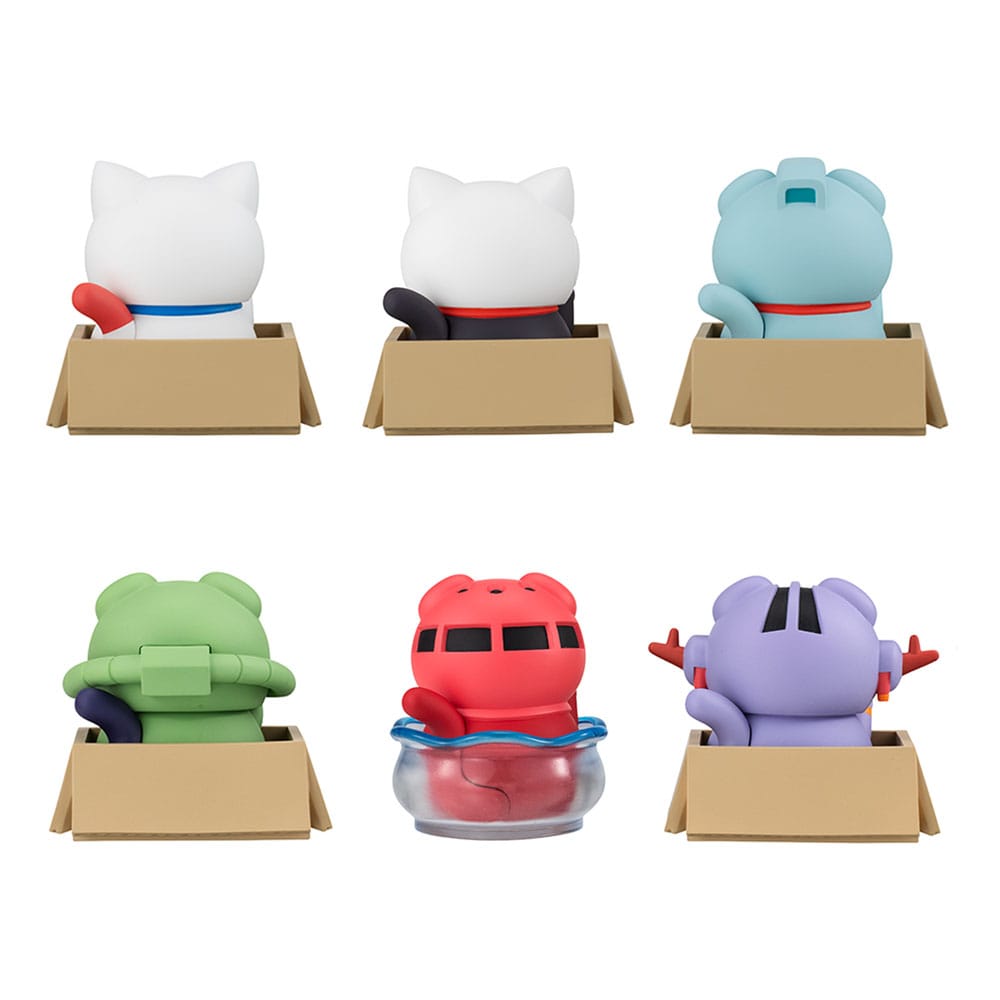 Mobile Suit Gundam Mega Cat Project Sammelfiguren 6er-Pack Cats Luckycat 6 cm Blind Box (with gift) - Preorder - ETA: 25.08.2026