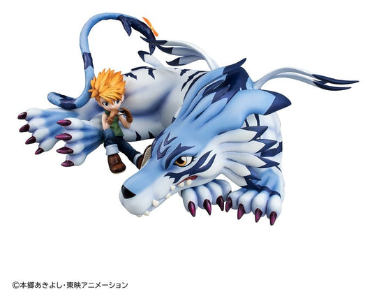 Digimon Adventure G.E.M. Series PVC Figur Garurumon & Ishida Yamato 25 cm (Repeat) - Preorder - ETA: 25.02.2027