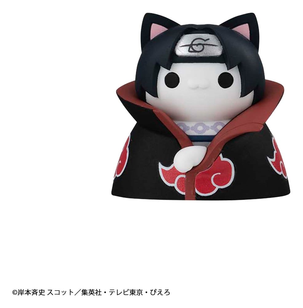 Naruto Mega Cat Project Minifiguren 3 cm Nyaruto! Cats of Konoha Village Reboot Blind Box Display (8) (Repeat) - Preorder - ETA: 25.10.2026