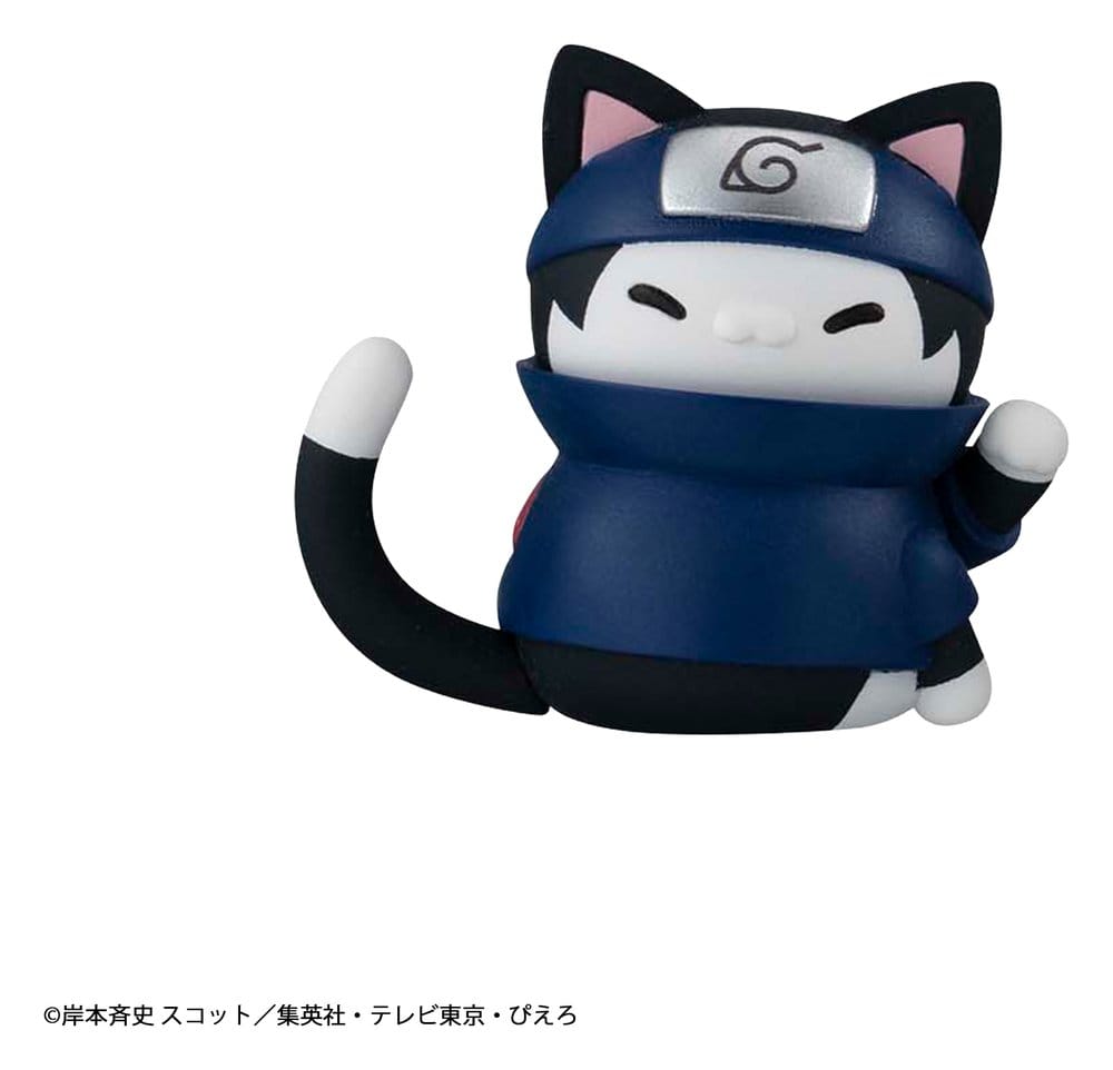 Naruto Mega Cat Project Minifiguren 3 cm Nyaruto! Cats of Konoha Village Reboot Blind Box Display (8) (Repeat) - Preorder - ETA: 25.10.2026