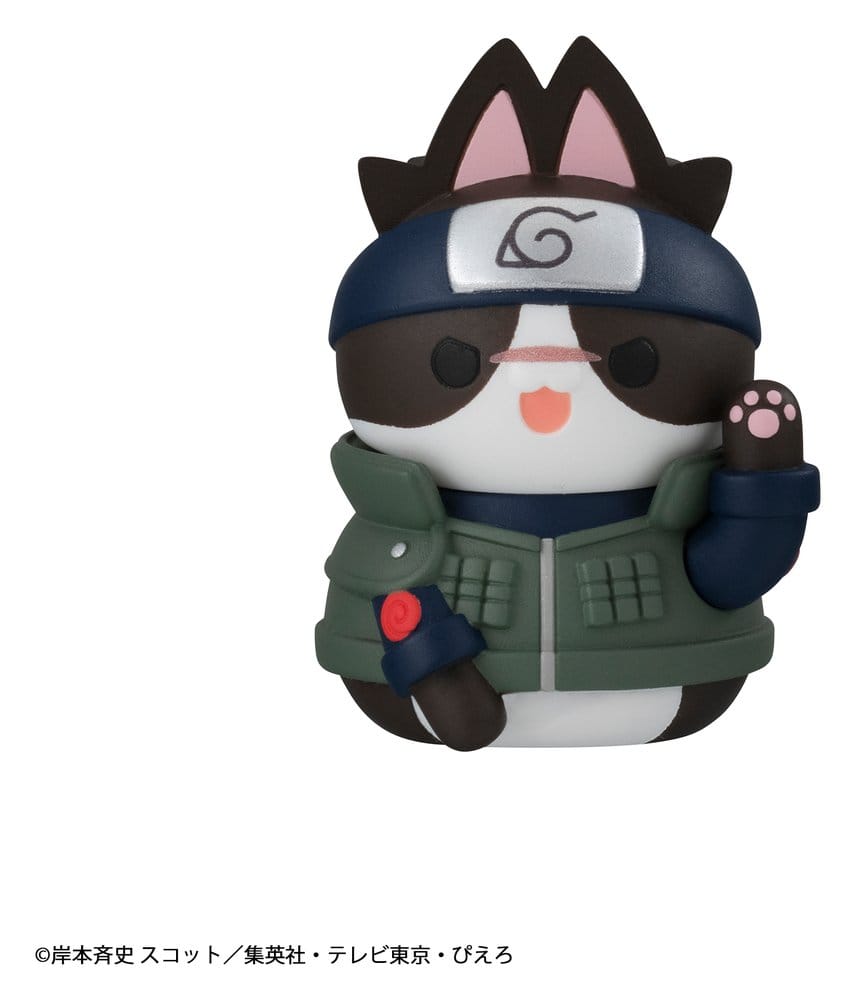 Naruto Mega Cat Project Minifiguren 3 cm Nyaruto! Cats of Konoha Village Reboot Blind Box Display (8) (Repeat) - Preorder - ETA: 25.10.2026