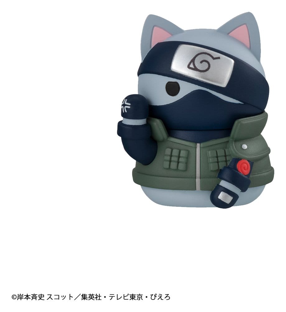 Naruto Mega Cat Project Minifiguren 3 cm Nyaruto! Cats of Konoha Village Reboot Blind Box Display (8) (Repeat) - Preorder - ETA: 25.10.2026