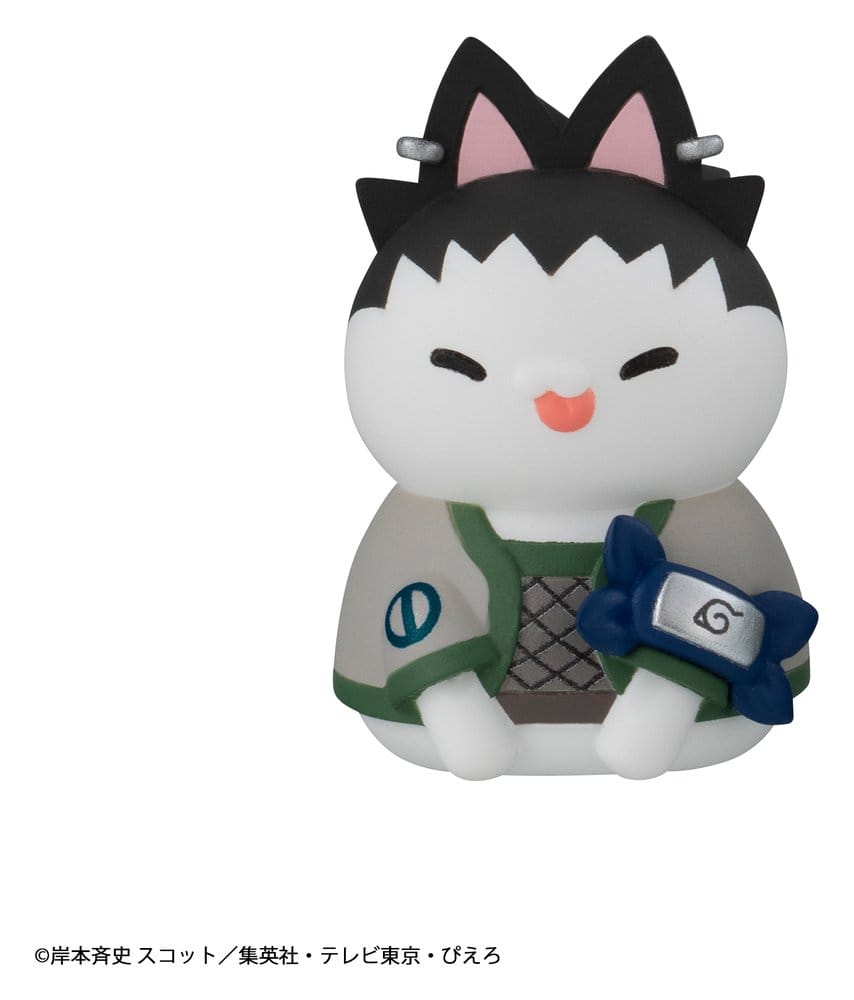 Naruto Mega Cat Project Minifiguren 3 cm Nyaruto! Cats of Konoha Village Reboot Blind Box Display (8) (Repeat) - Preorder - ETA: 25.10.2026