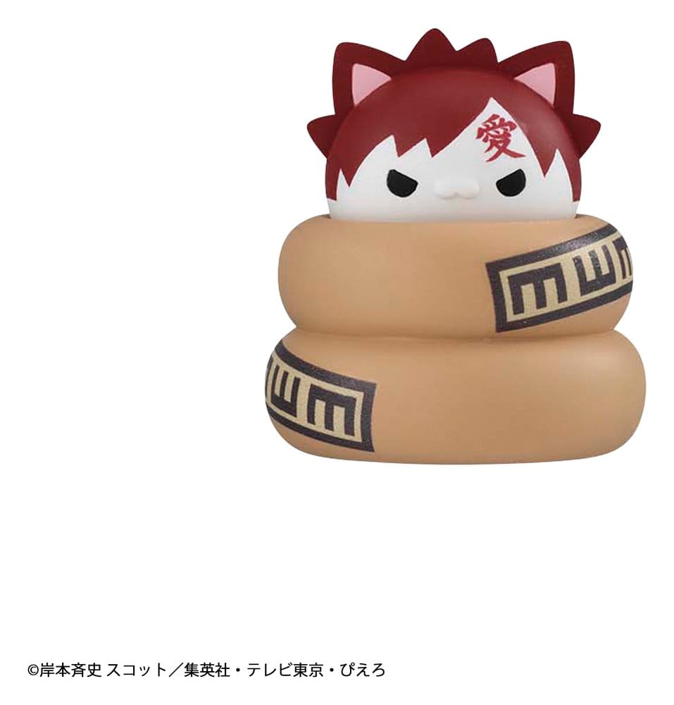 Naruto Mega Cat Project Minifiguren 3 cm Nyaruto! Cats of Konoha Village Reboot Blind Box Display (8) (Repeat) - Preorder - ETA: 25.10.2026