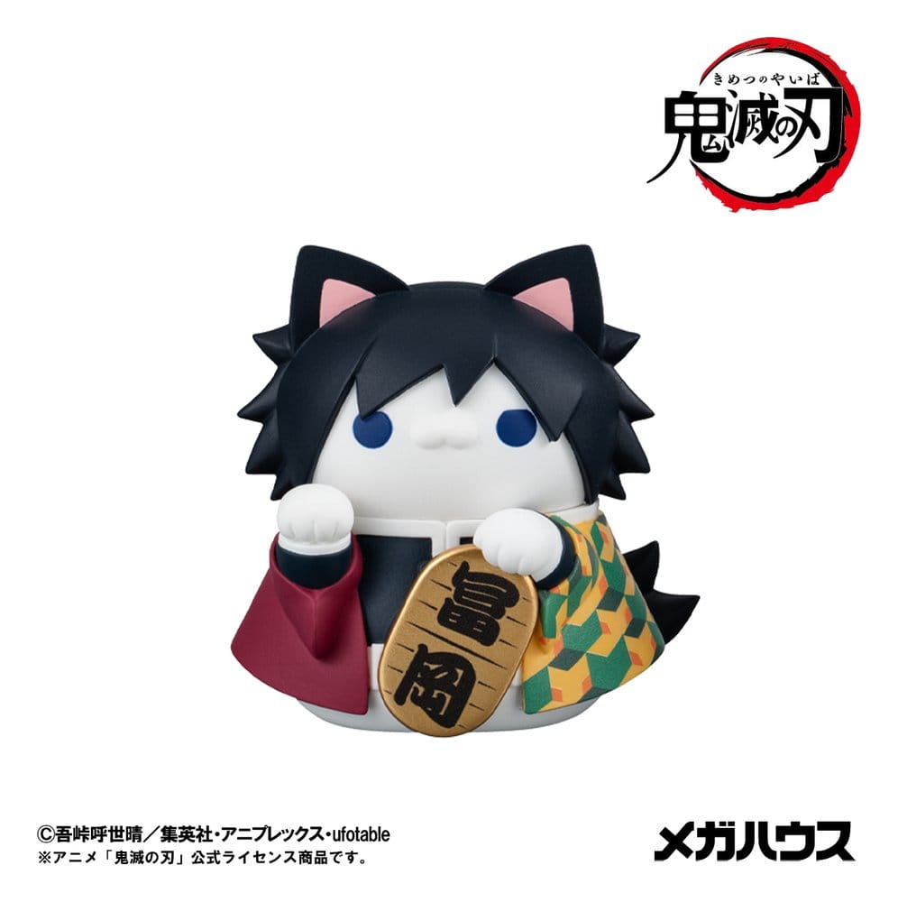 Demon Slayer: Kimetsu no Yaiba Mega Cat Project Sammelfiguren Fortune Cats Ver. 01 7 cm Blind Box Sortiment (8)       - Preorder - ETA: 25.10.2026