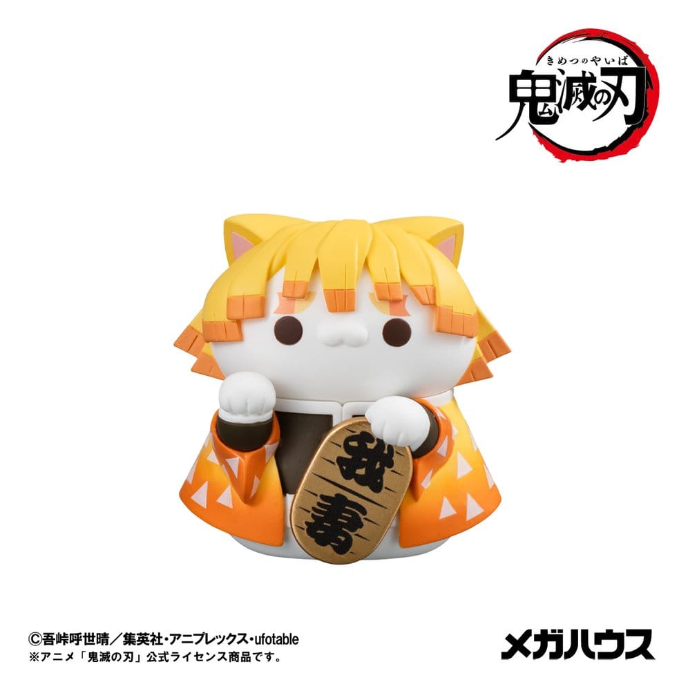 Demon Slayer: Kimetsu no Yaiba Mega Cat Project Sammelfiguren Fortune Cats Ver. 01 7 cm Blind Box Sortiment (8)       - Preorder - ETA: 25.10.2026