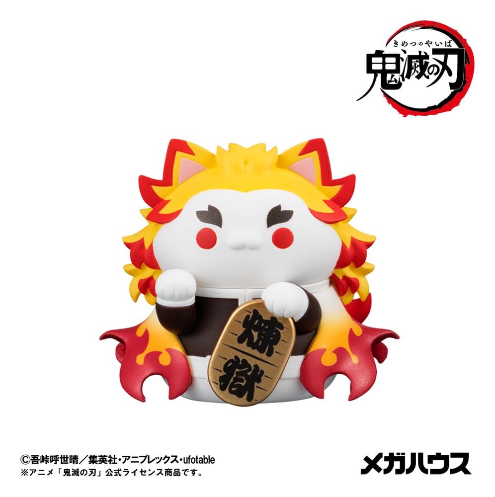 Demon Slayer: Kimetsu no Yaiba Mega Cat Project Sammelfiguren Fortune Cats Ver. 01 7 cm Blind Box Sortiment (8)       - Preorder - ETA: 25.10.2026