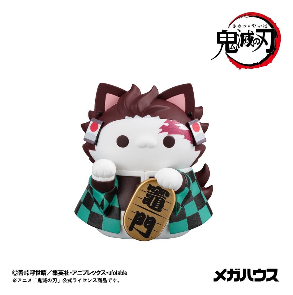 Demon Slayer: Kimetsu no Yaiba Mega Cat Project Sammelfiguren Fortune Cats Ver. 01 7 cm Blind Box Sortiment (8)       - Preorder - ETA: 25.10.2026