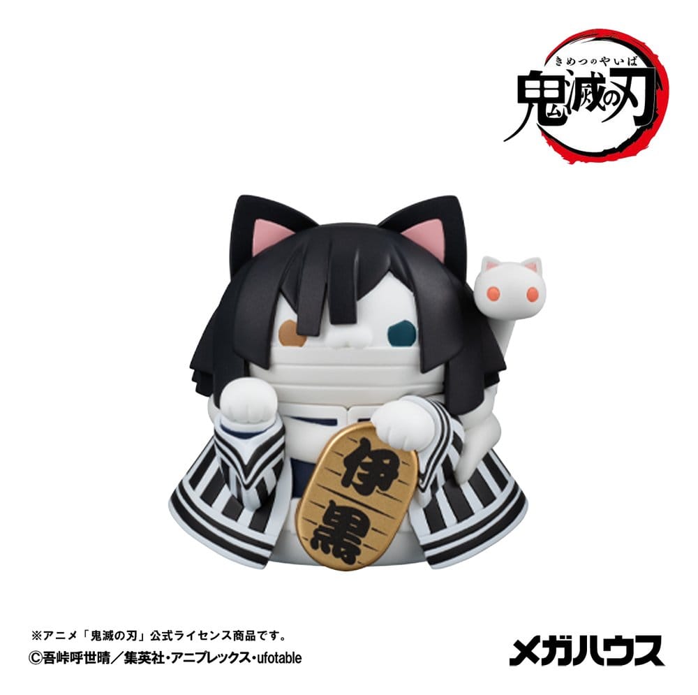 Demon Slayer: Kimetsu no Yaiba Mega Cat Project Minifiguren 6 cm Demon Slayer Fortune Cats ver. 02 Blind Box Display (8) (Repeat) - Preorder - ETA: 25.11.2026