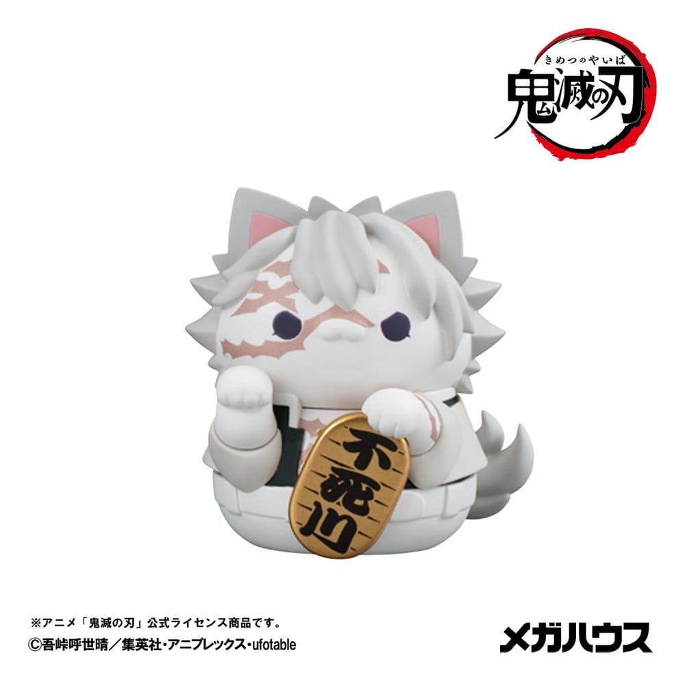 Demon Slayer: Kimetsu no Yaiba Mega Cat Project Minifiguren 6 cm Demon Slayer Fortune Cats ver. 02 Blind Box Display (8) (Repeat) - Preorder - ETA: 25.11.2026