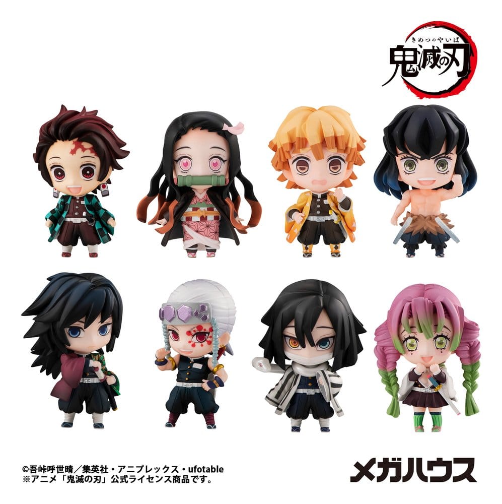 Demon Slayer Kimetsu no Yaiba Sammelfiguren Tanjiro & Friends 5 cm Sortiment (8)    - Preorder - ETA: 25.09.2026