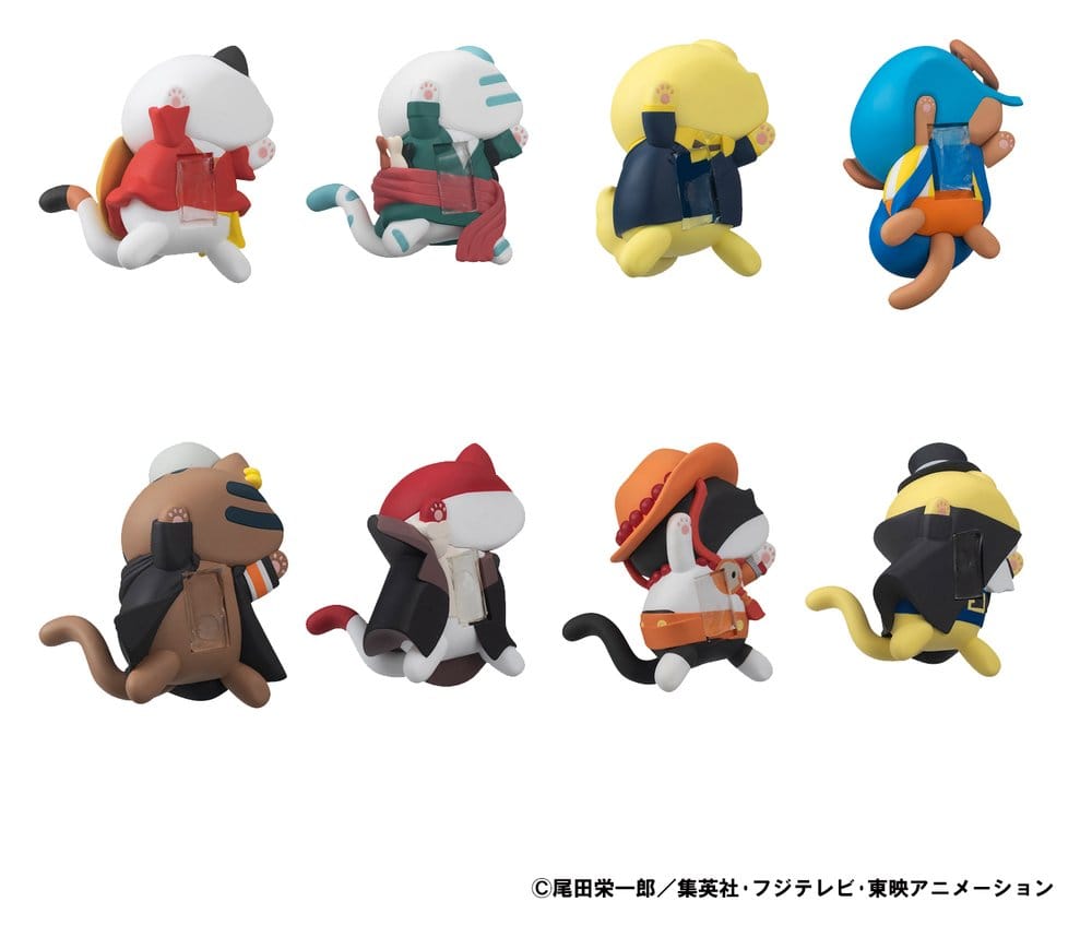 One Piece Mega Cat Project Sammelfiguren Egghead NyanPieceNyan! Stickie! 3 cm Sortiment (8)     - Preorder - ETA: 25.09.2026