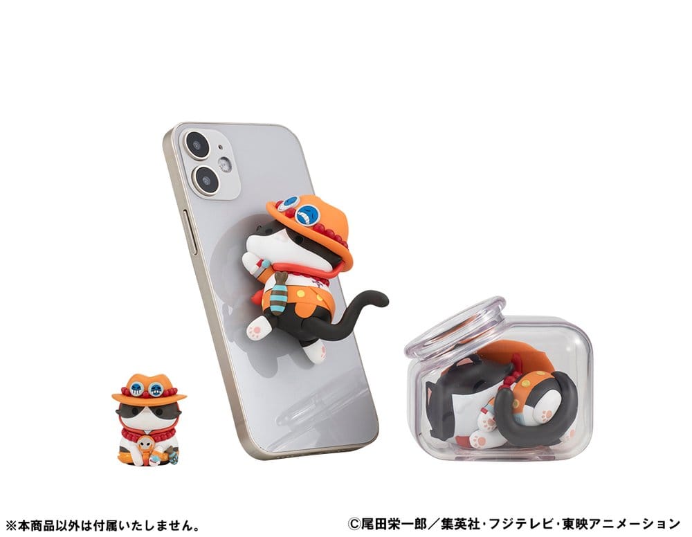 One Piece Mega Cat Project Sammelfiguren Egghead NyanPieceNyan! Stickie! 3 cm Sortiment (8)     - Preorder - ETA: 25.09.2026