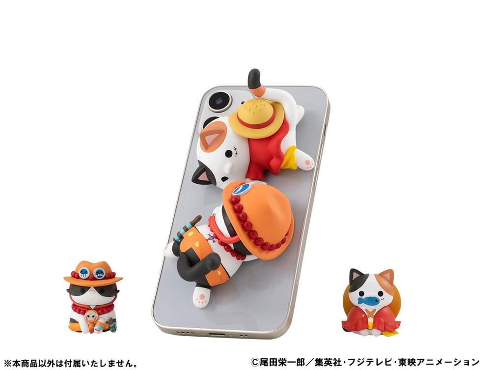 One Piece Mega Cat Project Sammelfiguren Egghead NyanPieceNyan! Stickie! 3 cm Sortiment (8)     - Preorder - ETA: 25.09.2026